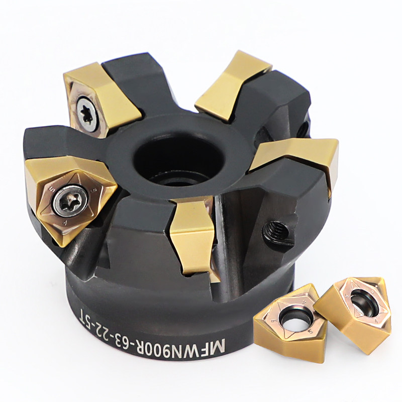 铣刀支持非标mfwn六角平面切削粗加工wnmu080608快进面铣刀