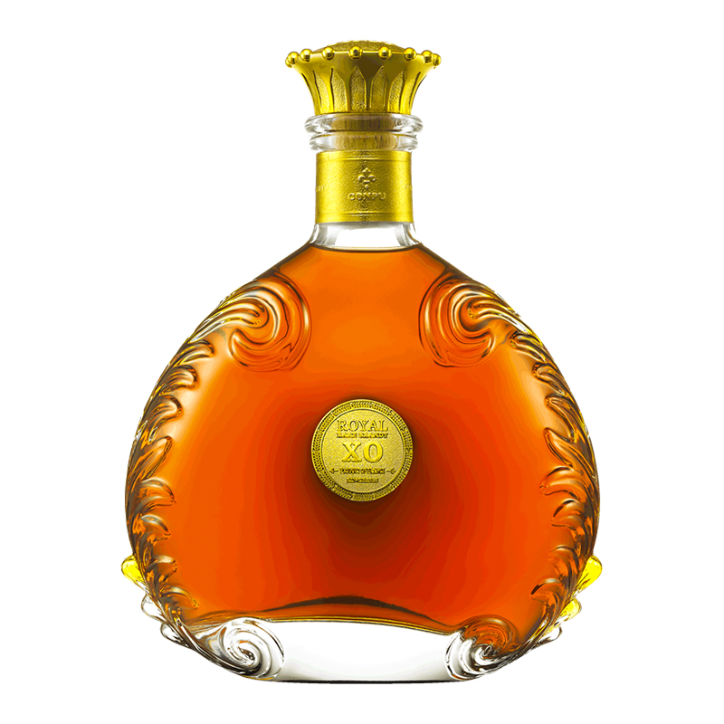 royal皇家珍品xo白兰地洋酒法国进口原酒40度烈基白兰地