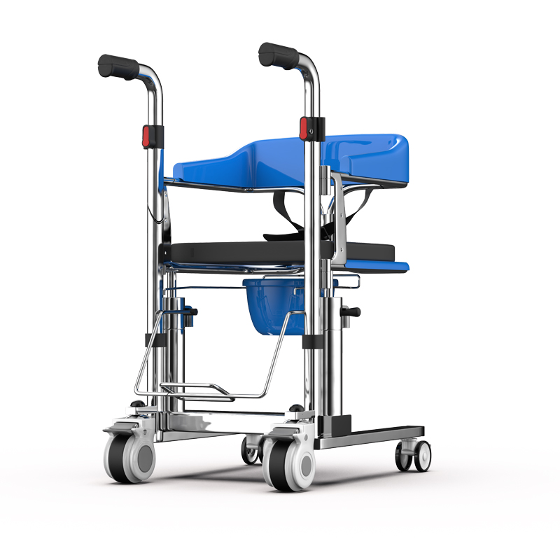 老人移位机残疾人瘫痪病人护理电动升降多功能坐便移位手动护理床
