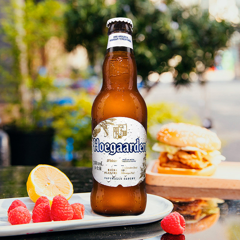 比利时福佳白啤酒330ml进口1664精酿24瓶圣伯纳12号整箱白熊啤酒