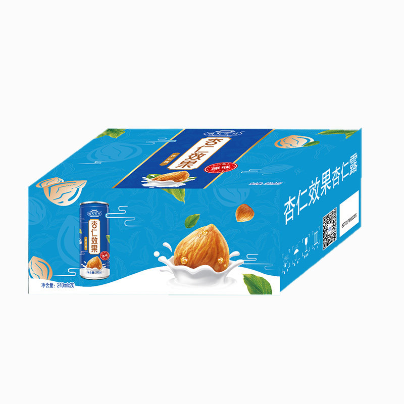 顺天宫坊杏仁效果原味杏仁露240ml20罐整箱植物蛋白饮料