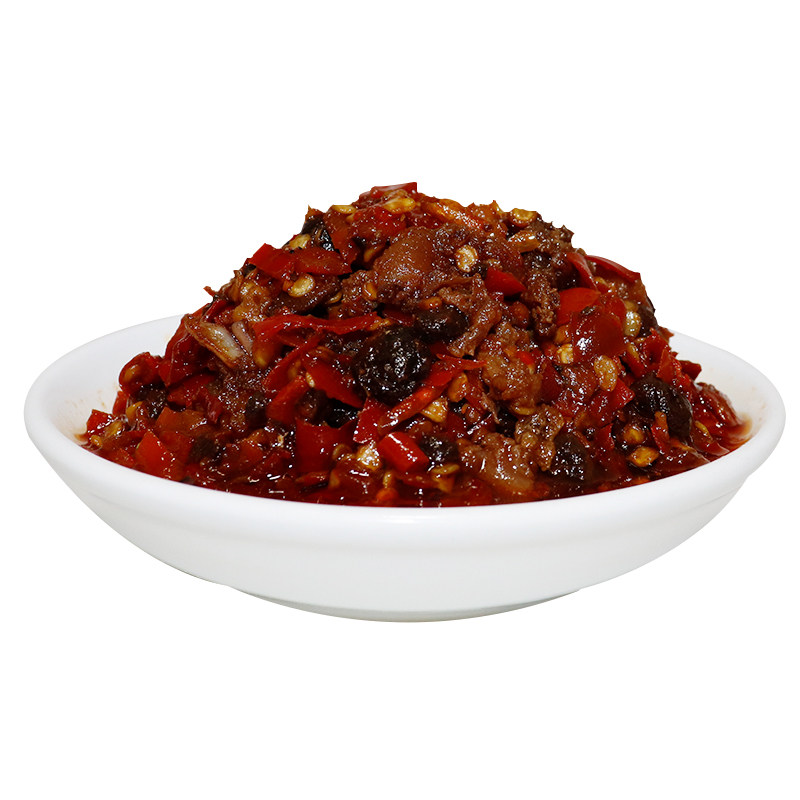 香辣豆豉辣子鸡丁拌饭拌面辣椒酱