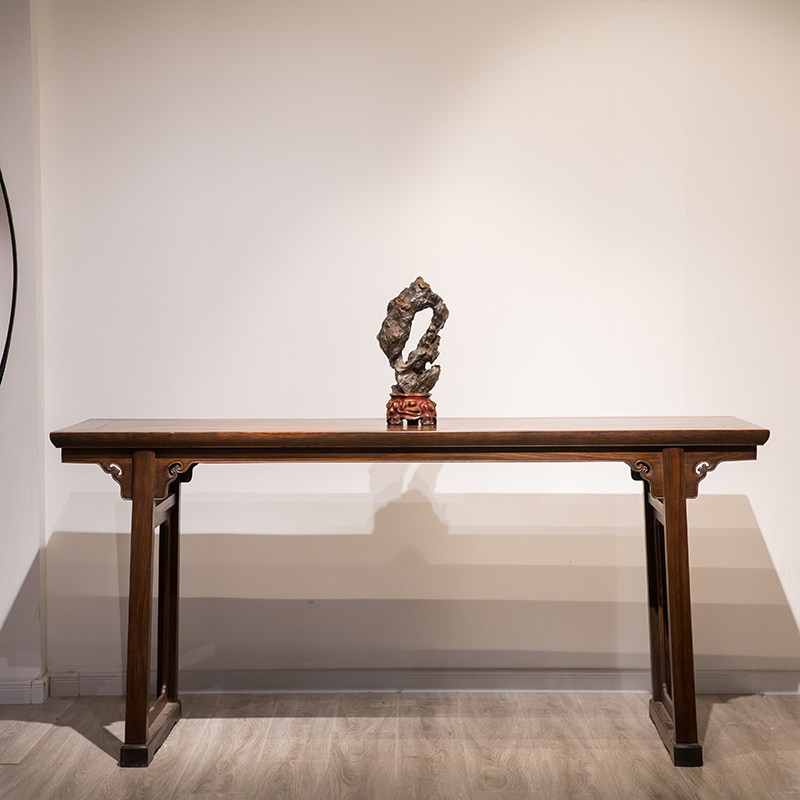 清代古典收藏古董古玩家具老家明清红木条案摆件