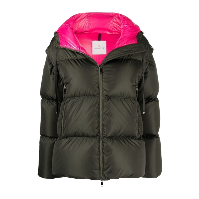 moncler蒙口官方正品冬季新款女士黑色时尚保暖羽绒服