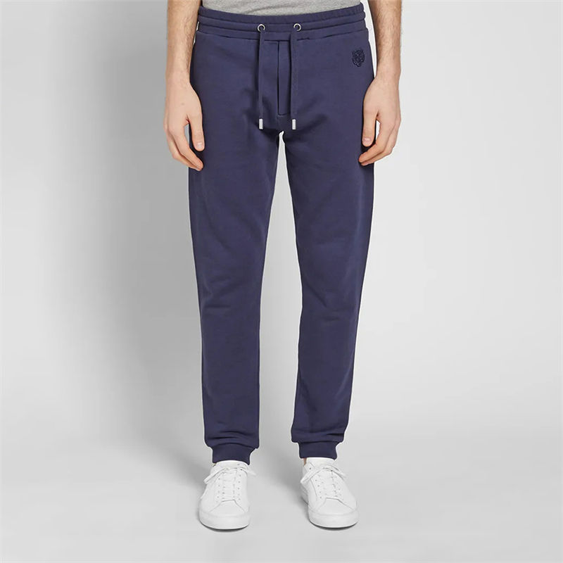 kenzo高田贤三男士海军蓝色运动f755pa7124md-78休闲裤