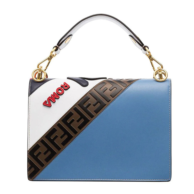 fendi芬迪fendixfila联名限量款女包白色手提包单肩斜挎包