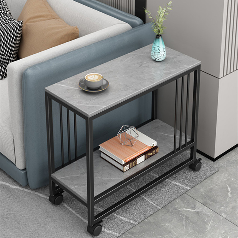 沙发轻奢岩板角客厅家用茶台侧边办公茶几小桌角几