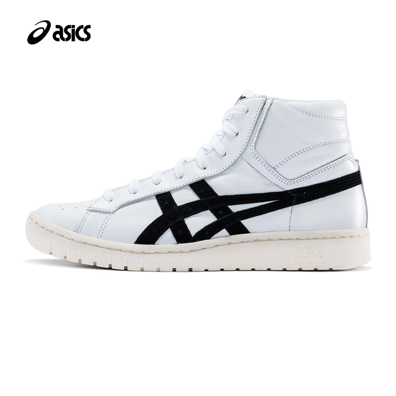 asics亚瑟士典高帮板小白鞋gel-ptgmt潮流百搭休闲运动休闲鞋