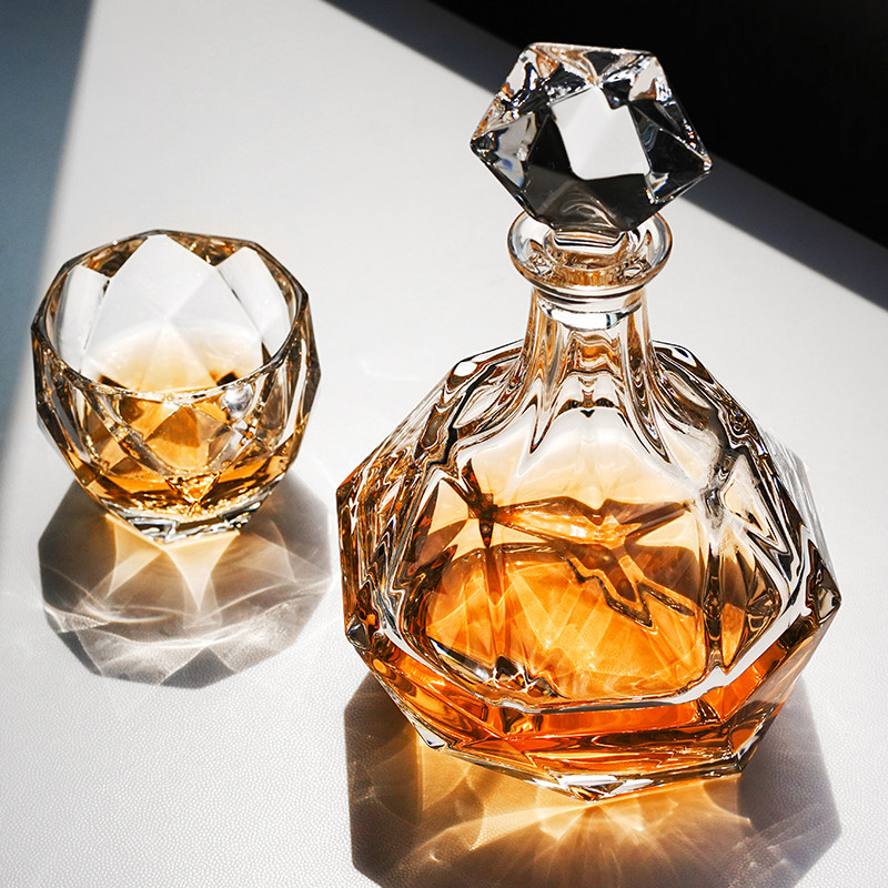 bohemia捷克进口水晶玻璃酒具哈瓦那威士忌酒酒杯高档玻璃餐具套装