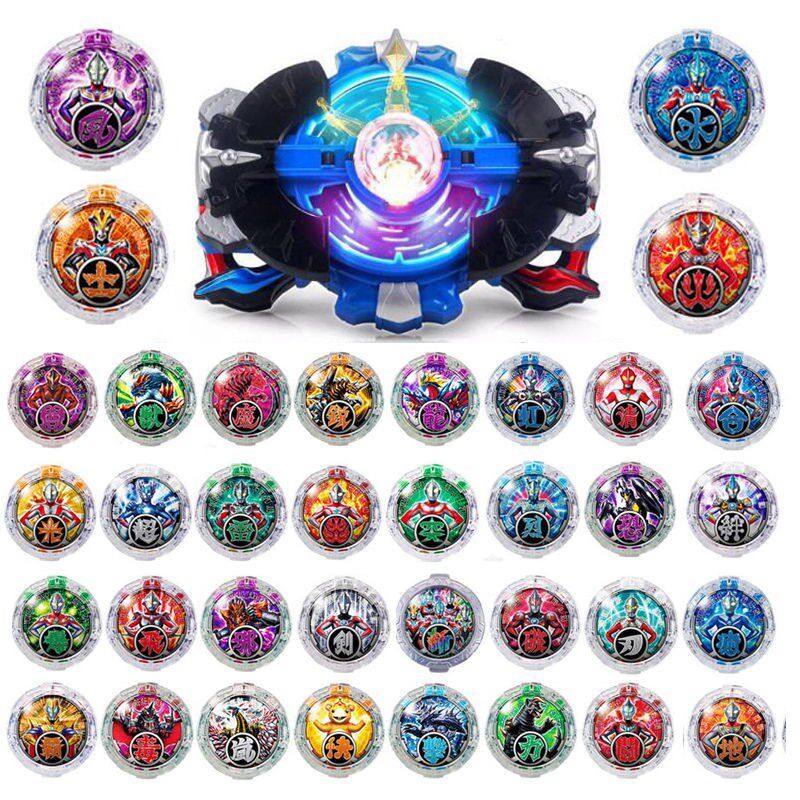 泰迦奥特战士变身器光戒指罗布水晶收纳男孩奥特曼玩具专区