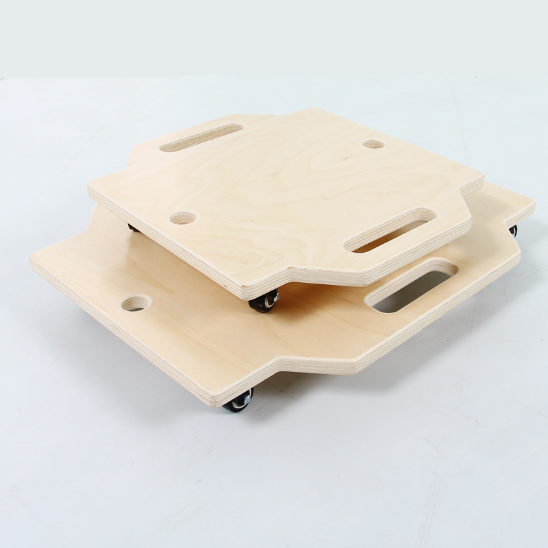 感统木制滑板车早教儿童平衡训练器材教具家用滑滑车运动游戏道具