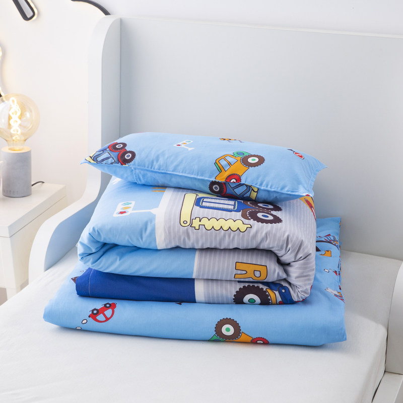 幼儿园被子三件套含芯六件套全棉儿童被褥芯宝宝午睡入园床品四季