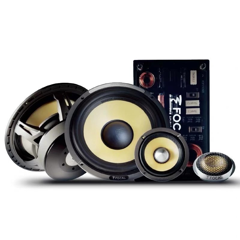 focal法国劲浪黄盆es165kx3汽车音响改装改装车车载三分汽车喇叭