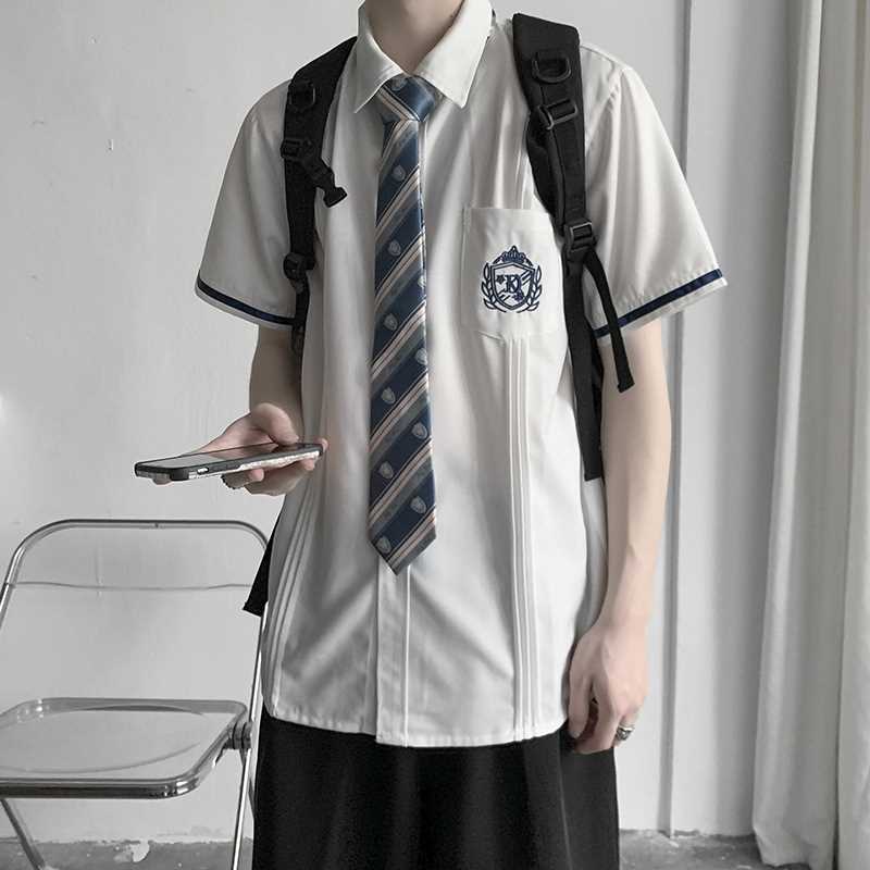 dk制服jk衬衫男学生港风日正统痞帅套装全套cosplay女装