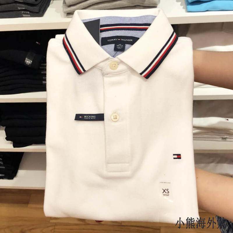 正品代购汤米 tommy hilfiger短袖POLO衫男装翻领纯棉T恤半袖夏季