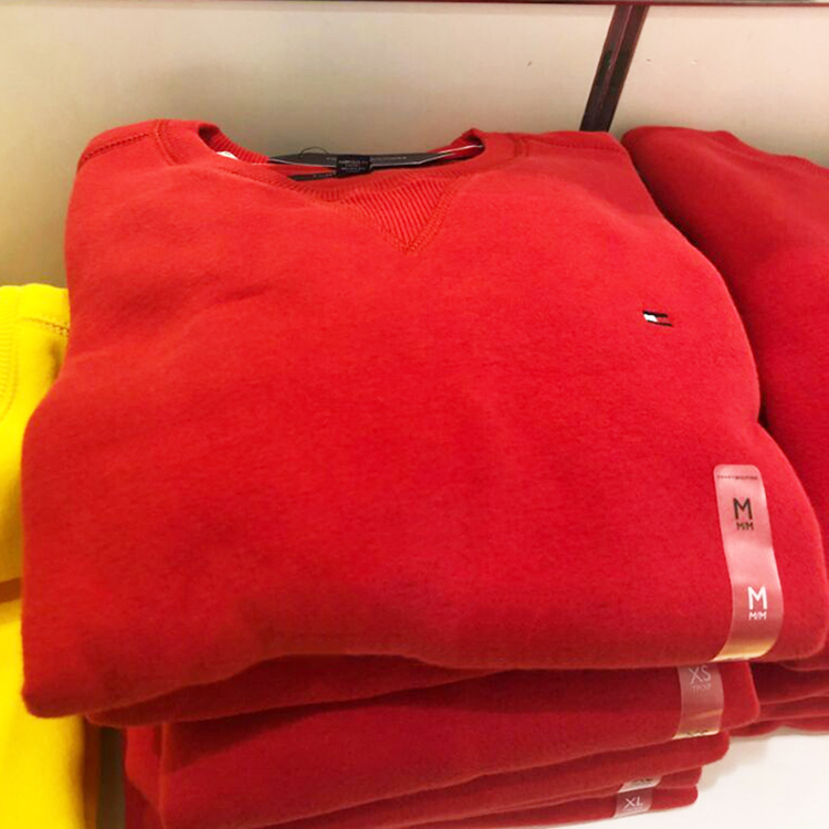 正品tommy hilfiger汤米卫衣加绒加厚男装卫衣打底衫秋冬情侣款