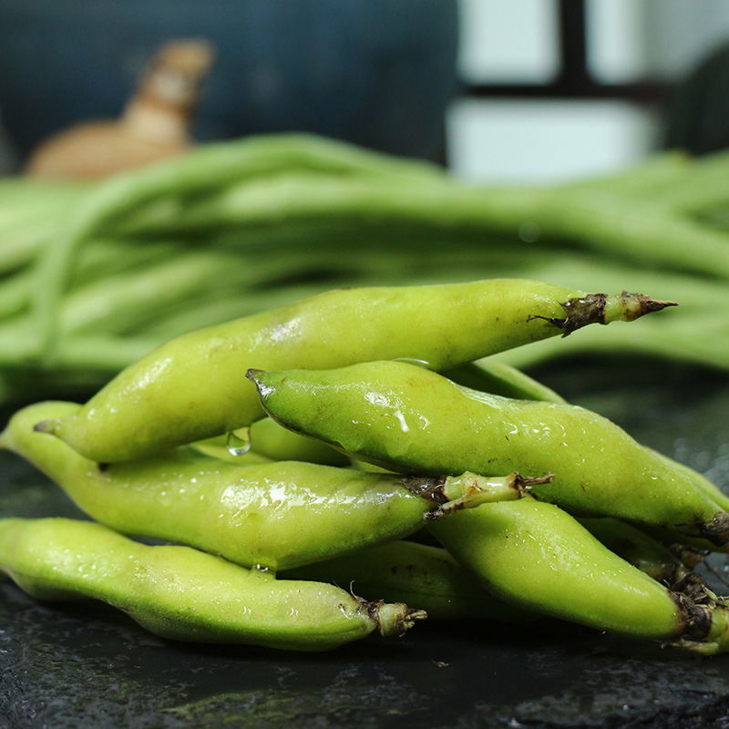 带壳罗汉豆5斤新鲜现摘现发包邮