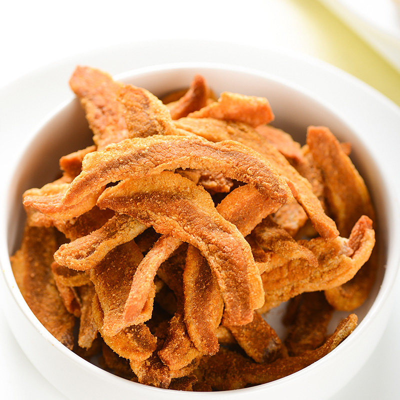 油渣鹏晟脂渣猪油香酥肉油梭子肉粕生酮零食猪肉类