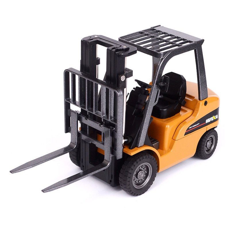 正品仿真合金叉车建筑工程玩具车模型儿童盒装玩具车模