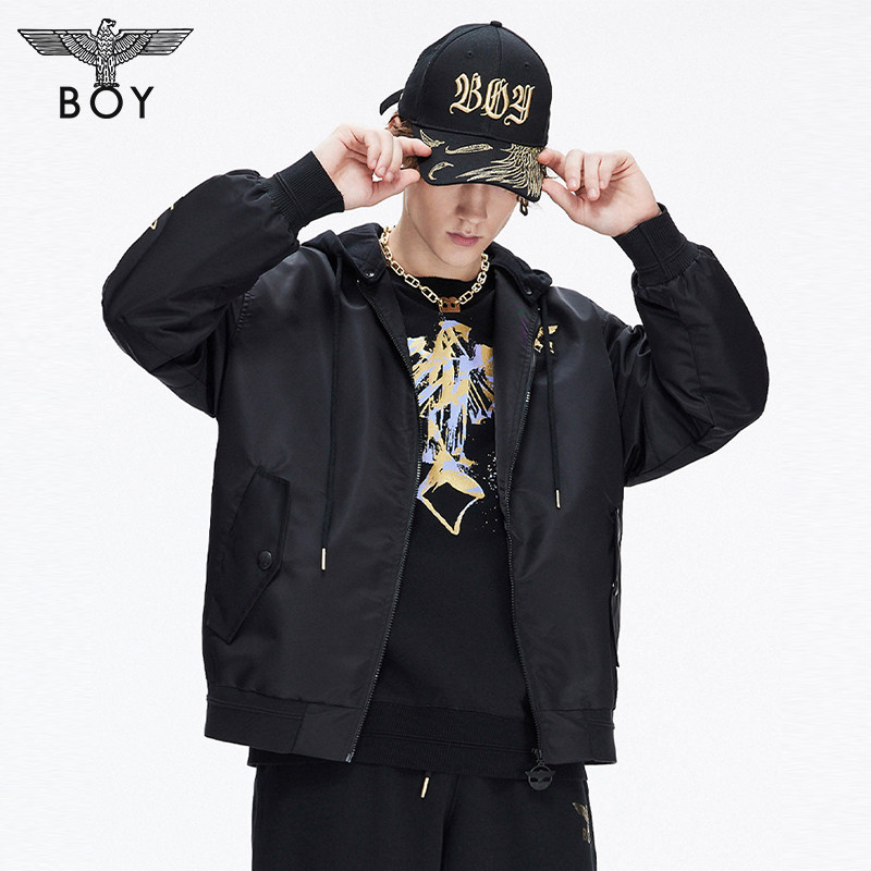 boylondon旗舰官网秋季新品男女情侣休闲宽松夹克