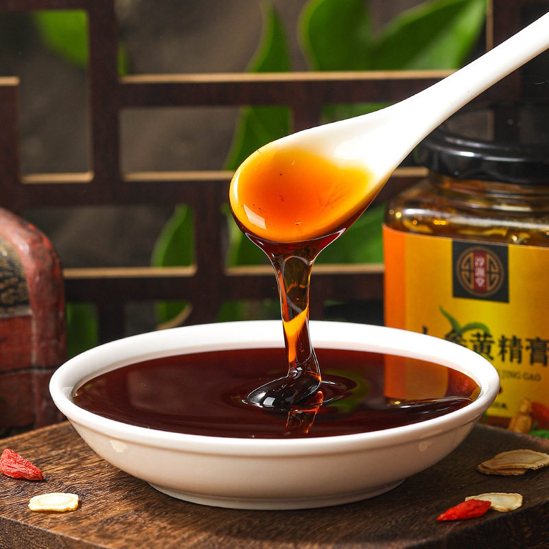 人参淳滋黄精膏300克滋膏方非鹿鞭膏桑葚枸杞滋补养生膏