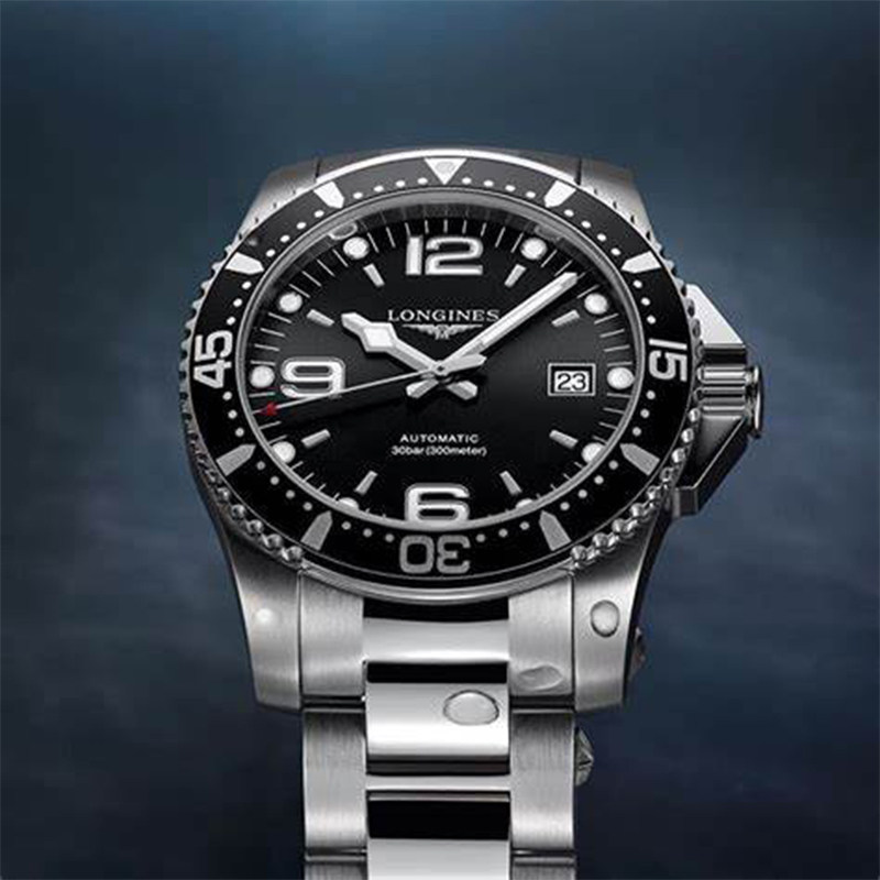 longines浪琴正品手表男康卡斯系列夜光潜水机械表l37424566