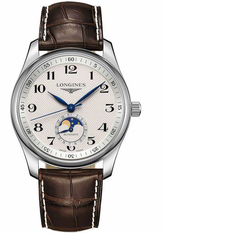 Longines浪琴正品男士手表名匠月相全自动机械手表L2.909.4.78.3