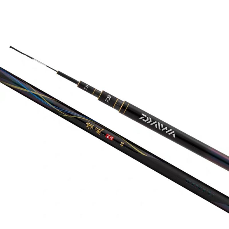 daiwa达亿瓦凛风六黑综合竿台钓竿炭纤维进口手竿八工竿
