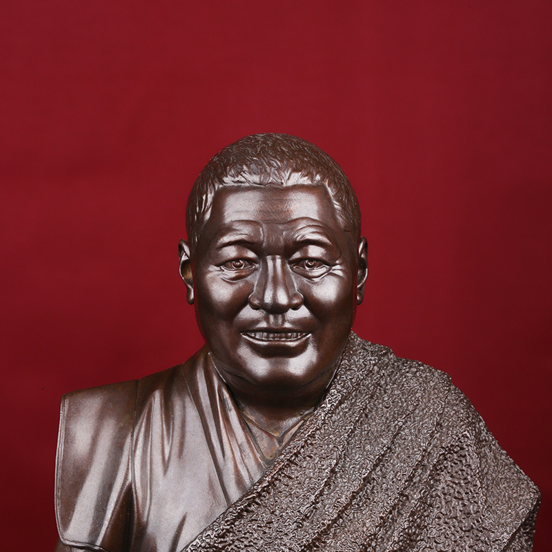 佛像法王如意宝摆件迷你随身身带藏传密宗3寸装饰摆件