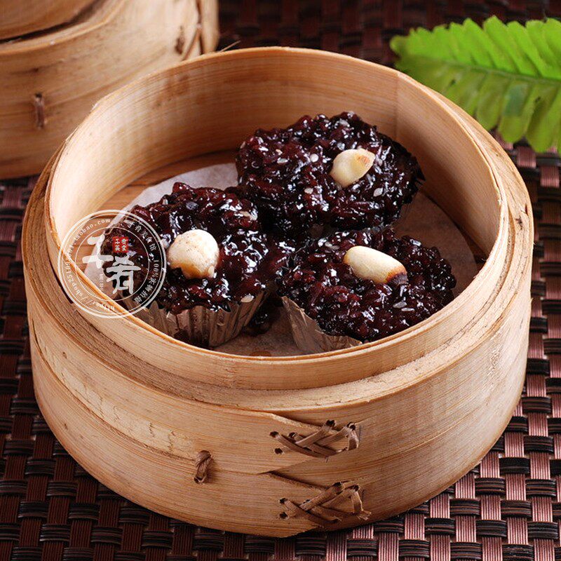 初荷黑糯米糕锡纸速冻黑米糕营养早餐点心糕点半成品冷冻食品360g