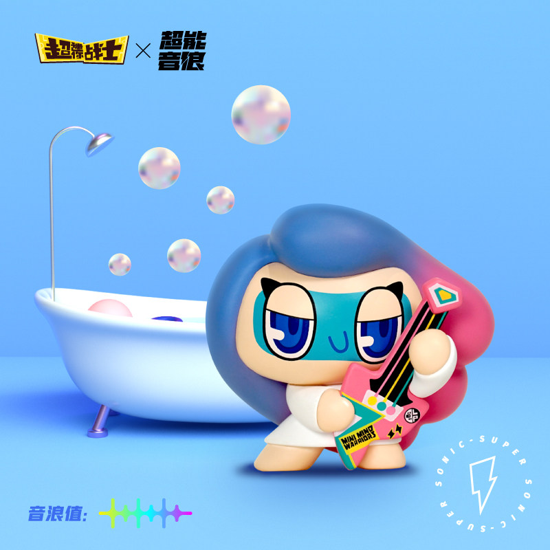 迷你战士超能音浪系列盲盒手办摆件潮玩公仔潮玩盲盒