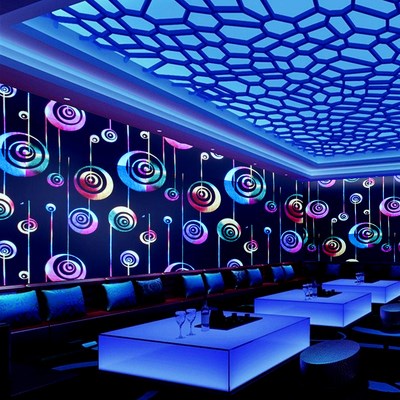 酒吧ktv墙纸闪光墙布特价3d立体反光壁纸墙布