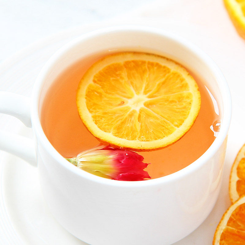 鲜橙片茶水果茶网红花茶手工干果花果茶叶泡茶花果果粒茶