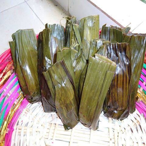 广西灵山特产蕉叶糍粑农家手工叶素糕叶秀籺传统中式糕点