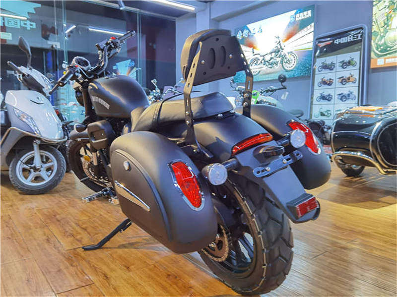 适用义骑重机v8太子摩托车专用改装快拆边包骑士包