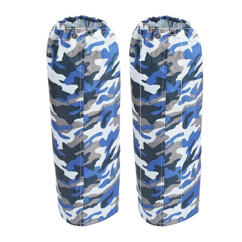 防雨裤套骑车鞋套宽松高筒收紧脚套施工摩托车防脏护腿裤管保护