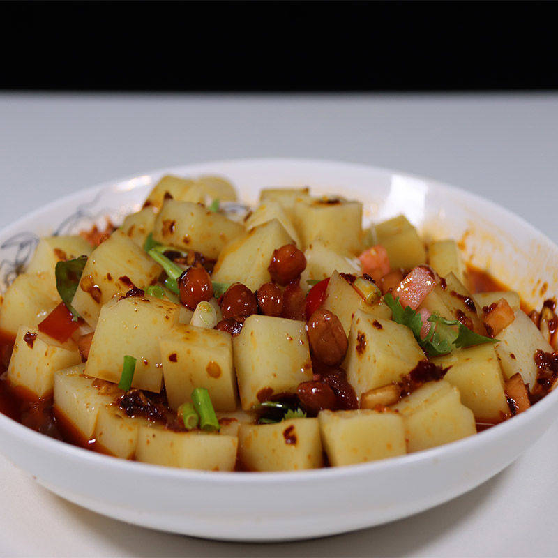 凉拌米豆腐3斤贵州特产小吃个个米豆腐江口特色手工小吃灰碱粑