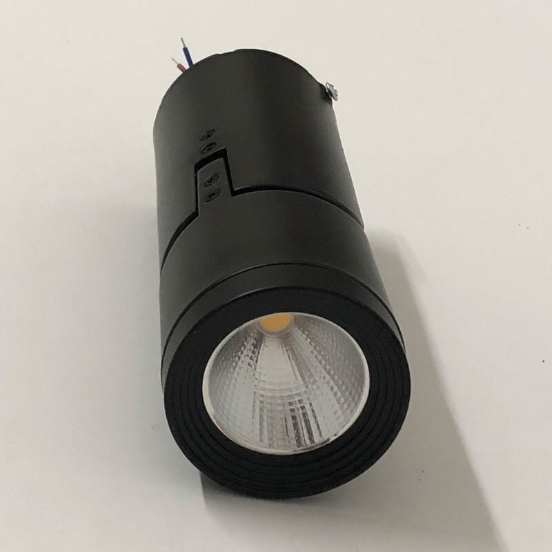 cob明装射灯外置旋转可调5w7w商用店铺餐厅背景墙纸挂画led聚光
