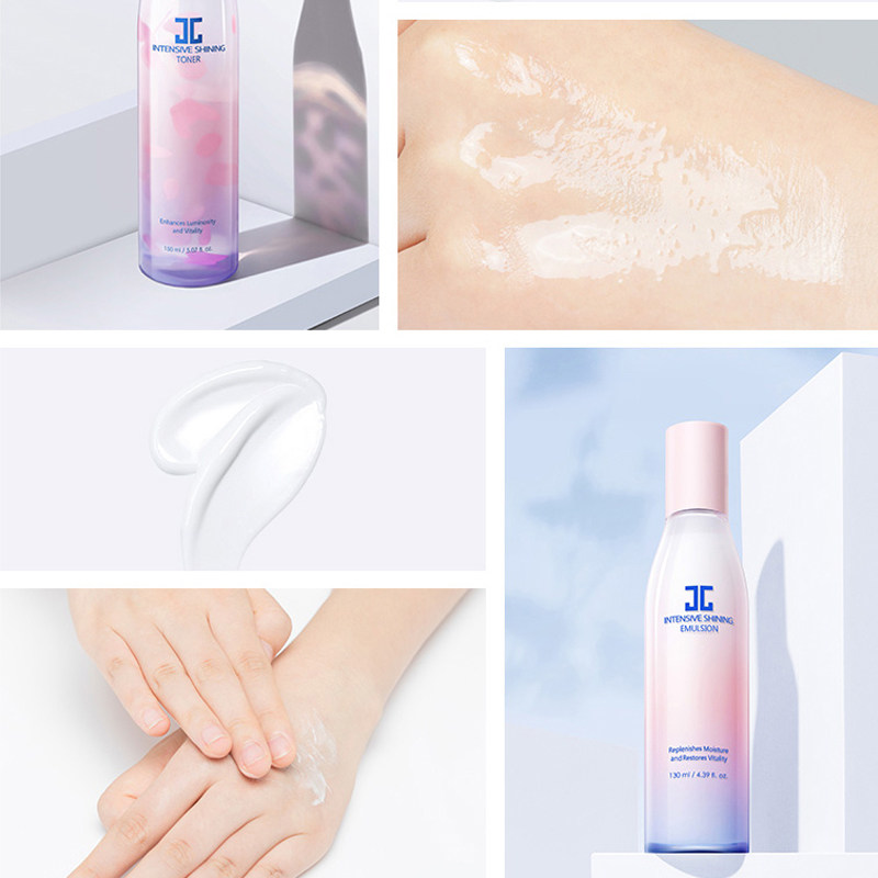 jayjun捷俊密集焕亮樱花水乳套装韩国补水保湿面部护理套装