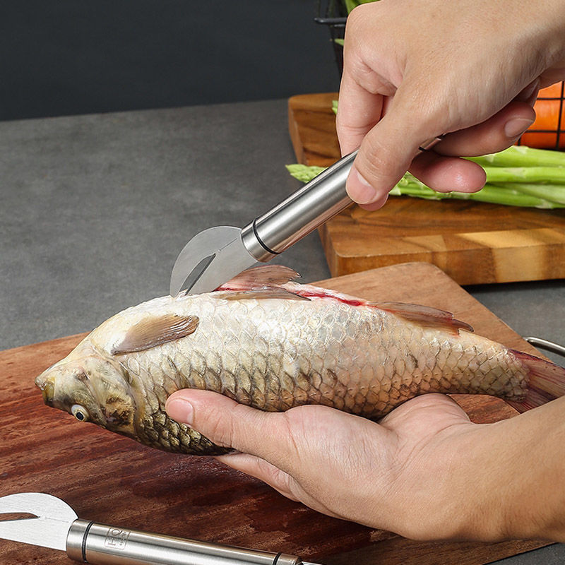 通肠家用杀鱼刀鸭肠刀鸡肠刀多功能方便开肠刀不伤手破鸡其它