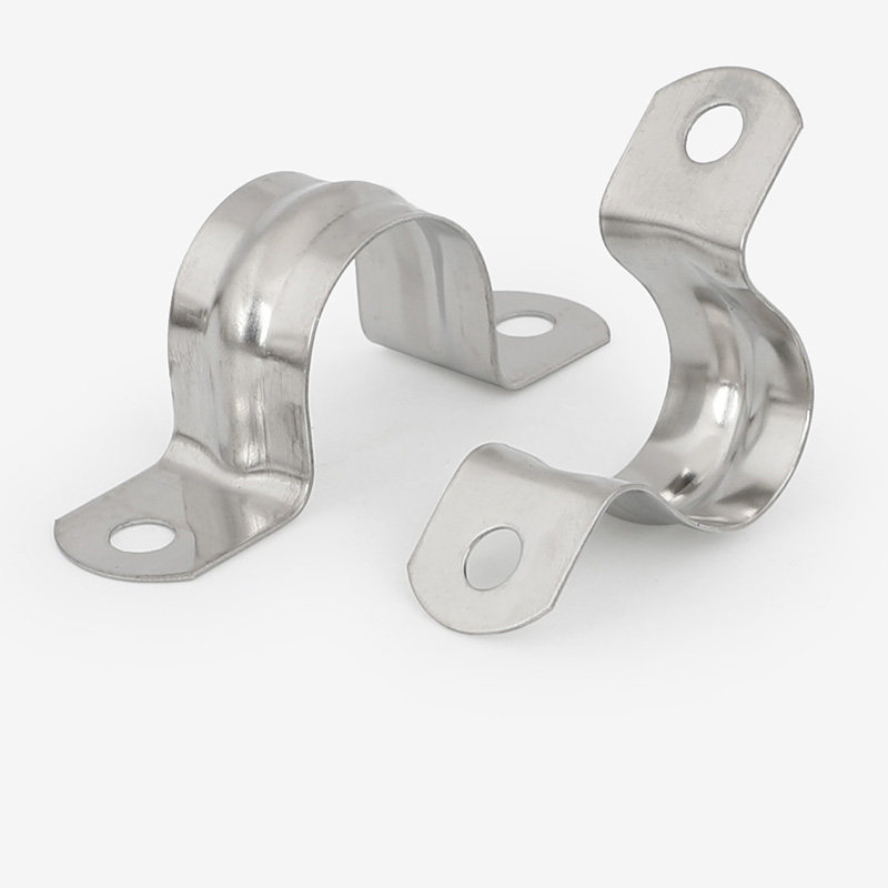 304不锈钢u型管卡管箍管夹线卡骑马卡固定卡扣喉箍水管支架管夹 | 伊