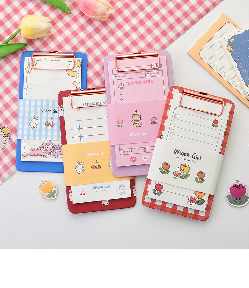 包邮少女心学学习打卡计划便签可爱创意粘性便签本