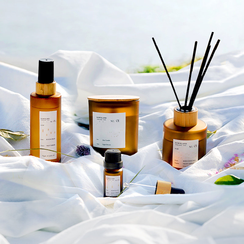downland香薰蜡烛香氛礼盒卧室家用散香喷雾新婚香薰蜡烛