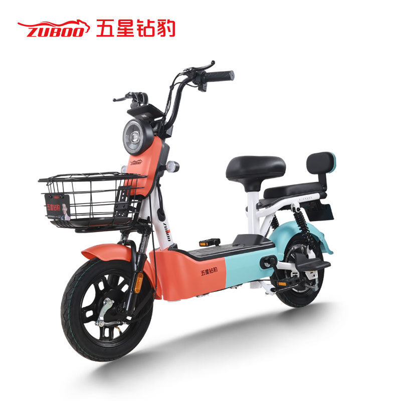 五星钻豹电动车新国标国标48v新款小型电瓶车男女锂电电动自行车