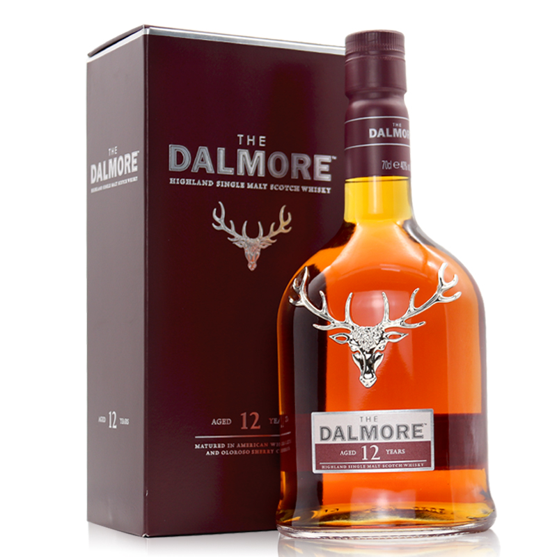 大摩正品行货dalmore威士忌12年苏格兰单一麦芽洋酒威士忌