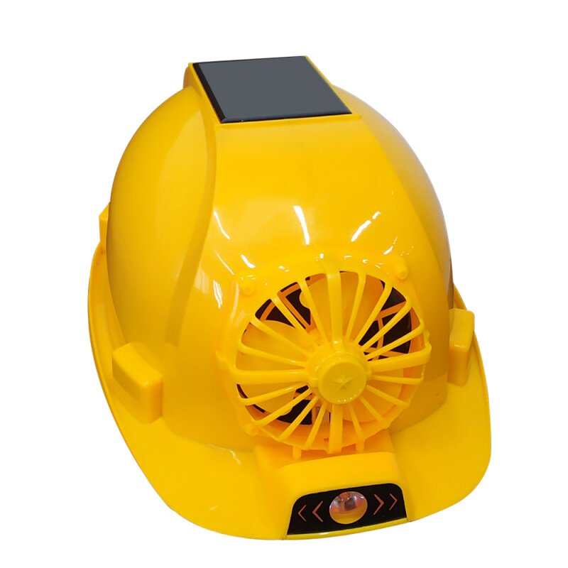 风扇安全帽太阳能帽可充电工地神器多功能安全帽