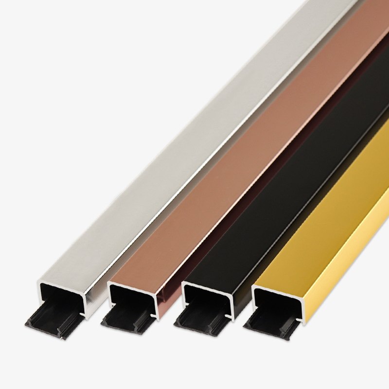 铝合金线槽吊顶扣条封边装饰金属不锈钢压线收边收边条