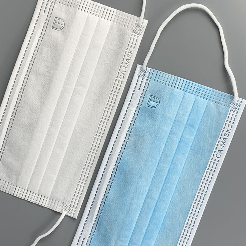 朝安一次性口罩夏天薄款工业三层含熔喷布清凉口罩