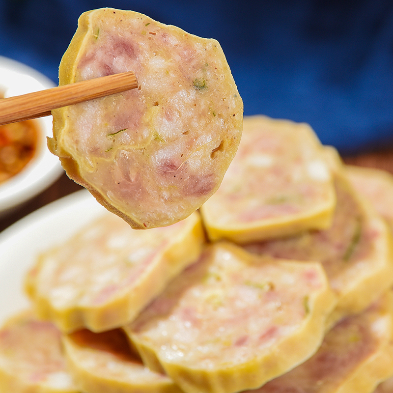 徐州大席菜樊响扦特产丰县猪肉卷煎千子肉蛋猪肉类