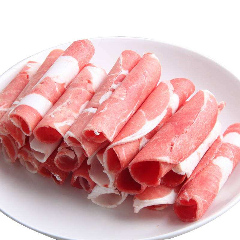肥羊羔羊5斤新鲜羊肉肉卷肉片小肥羊火锅涮羊羊肉卷